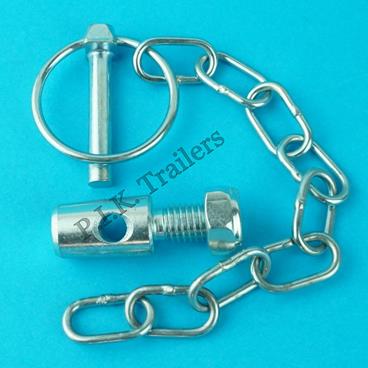 8mm Lynch Pin & Chain with Locking Tab