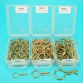 R Clips - 2mm 3mm 4mm - Box of 90