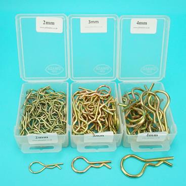 R CLIPS 2mm 3mm 4mm BOX 90