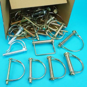 ASSORTED SHAFT LOCKING PINS - BOX OF 30 x 7 SIZES