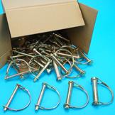 Box of 30 Assorted Shaft Locking Pins - 6mm 8mm 10mm & 12mm