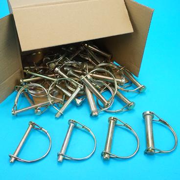 ASSORTED SHAFT LOCKING PINS - BOX OF 30 x 4 SIZES