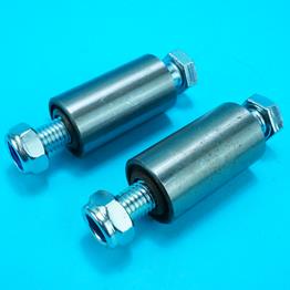 2 x Spring Eye Bush with 80mm Bolts for Ifor Williams Trailers