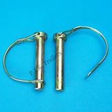 12mm Shaft Locking Retainer Pin Clips x 2