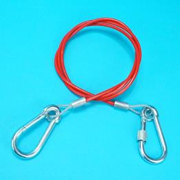 Breakaway Cable with 2 x Carabiner Clips