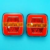 LED 'GLO' Effect Trailer Lamps - Pair