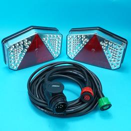 LED Quick Fit Plug-in Horizontal Trailer Lamps with 6m Harness