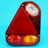 Radex 2900 Rear Lamp Unit with Reverse Light - 5 Pin + 4 Pin - LH