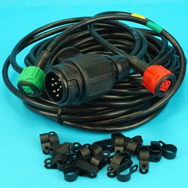 RADEX HARNESS 5 PIN & 8 PLUG & CLIPS - 1