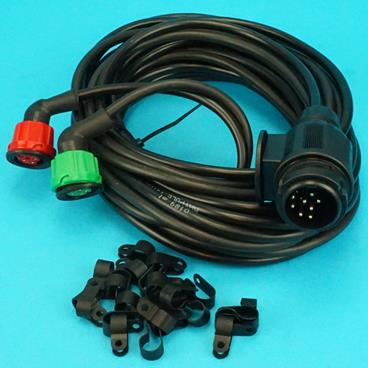 RADEX HARNESS 6 PIN & 8 PLUG & CLIPS - 1