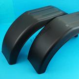 Mudguards for 13" Trailer Wheels - Deluxe