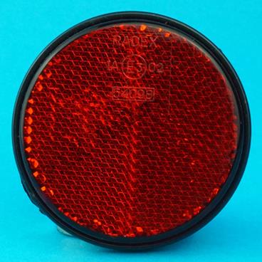 Reflector 60mm dia. Self Adhesive - RED