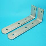 Heavy Duty Mudguard Mounting Brackets 208mm