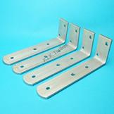 Tandem Mudguard Heavy Duty Mounting Brackets 210mm - Pack of 4