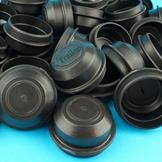100 x 50mm Plastic Hub Caps