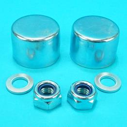 Hub Caps for Erde Trailer with Washers & Nuts - Pack of 2