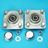 Pair of Square Hubs 115mm PCD for Trelgo