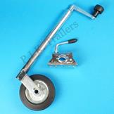 34mm Jockey Wheel & Clamp with Steel Wheel