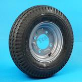 Wheel & Tyre 480/400 x 8 - 4 Ply 115mm PCD