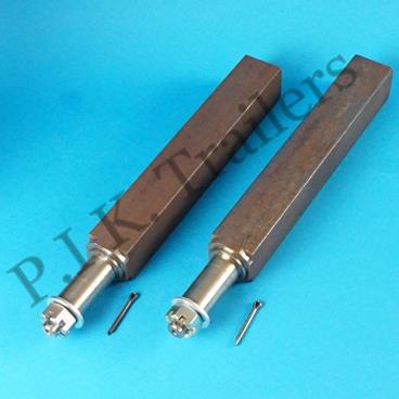 4" Stub Axles - Pair