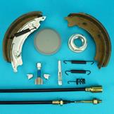 Brake Shoes & Long Life Cables with Service Kit for Ifor Williams HB511