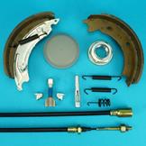 Brake Shoes & Long Life Cable Set with Service Kit for Ifor Williams LT105G