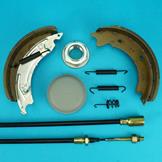 Brake Shoes & Long Life Cables with Hub Nuts & Caps for Ifor Williams LT85G