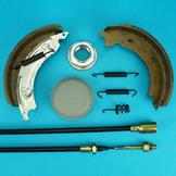 Brake Shoes & Long Life Cables with Hub Nuts & Caps for Ifor Williams LT126G