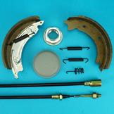 Brake Shoes & Long Life Cables with Hub Nuts & Caps for Ifor Williams LT106G