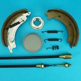 Brake Shoes & Long Life Cables with Hub Nuts & Caps for Ifor Williams LT125G