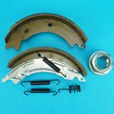 Triple Axle Set of Brake Shoes with Hub Nuts for GP126G/Tri