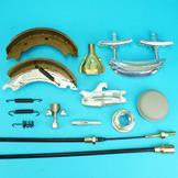 Brake Shoes & Long Life Cables with Compensator & Service Kit for LT126G