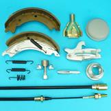 Brake Shoes & Long Life Cables with Service Kit for Ifor Williams LM125G - 2,700kg