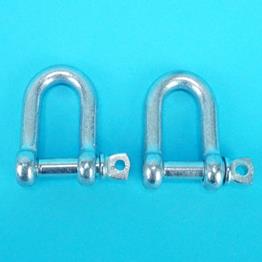 6mm D Shackle - Pack of 2