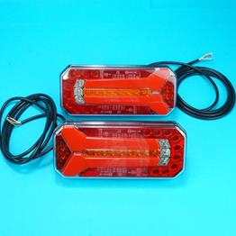 Neon LED Combination Lamp 12v-24v - Pair