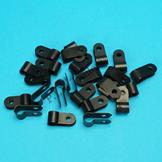 Cable Clips for Single/Twin Core Cable - Pack of 25