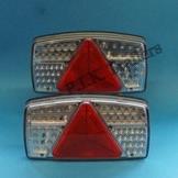 LED 6 Function Combination Lamps - Pair